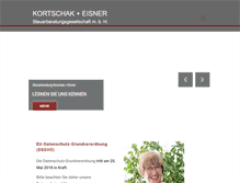 Tablet Screenshot of kortschak-eisner.com